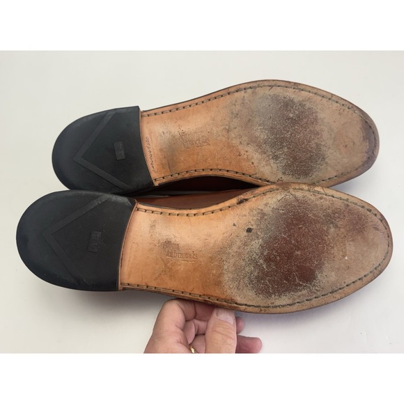 Allen Edmonds Woodstock Brown Kiltie Slip On Loafers Dress Casual Shoes 11.5 D main image 5